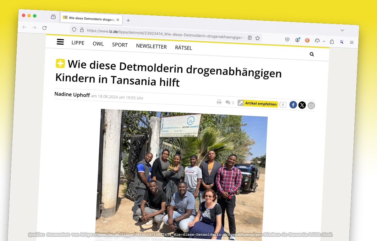Wir sind in der Zeitung! Die LZ berichtet über SECOND CHANCE